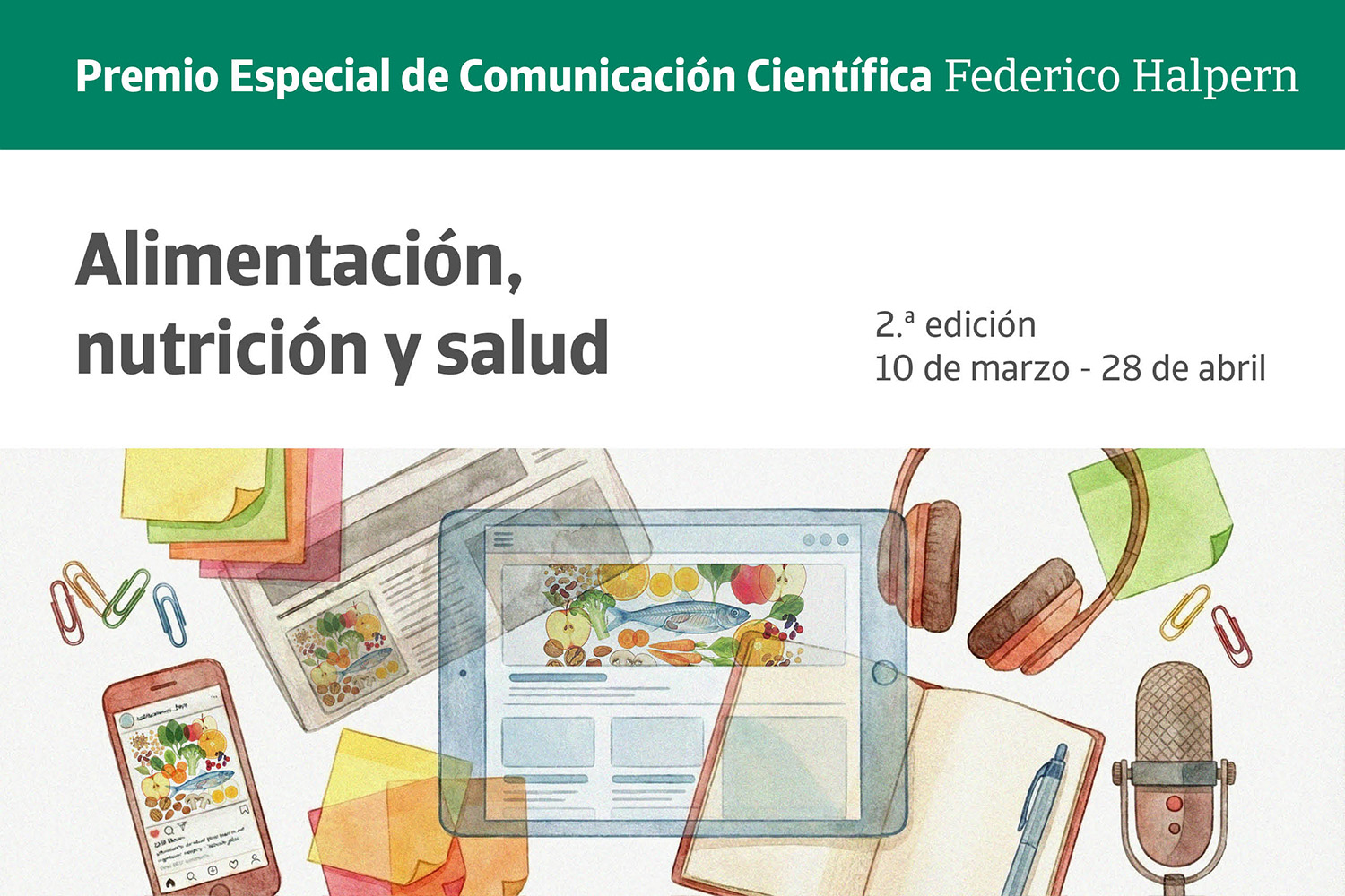 2a edició dels Premis Especials de Comunicació Científica Federico Halpern