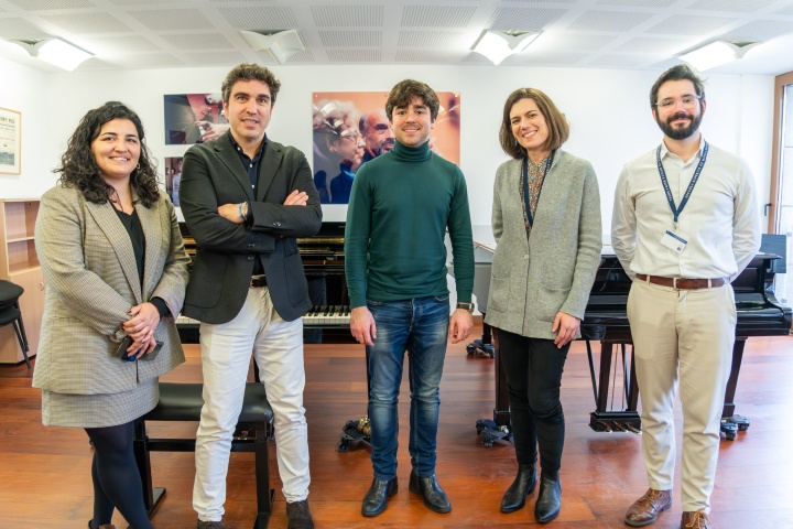 Pedro López, becat Escola Superior Música Reina Sofia i Fundació Occident