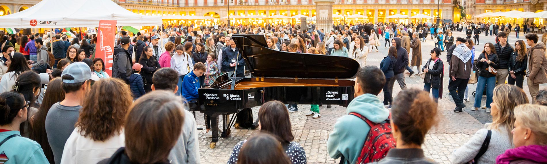 Pianos in the streets Madrid