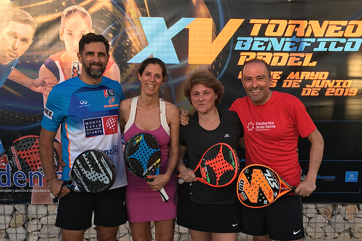 2019 charity paddle tennis tournament for the association Apadema