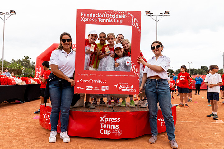 Preliminary stage of the Xpress Tennis Cup in Barcelona