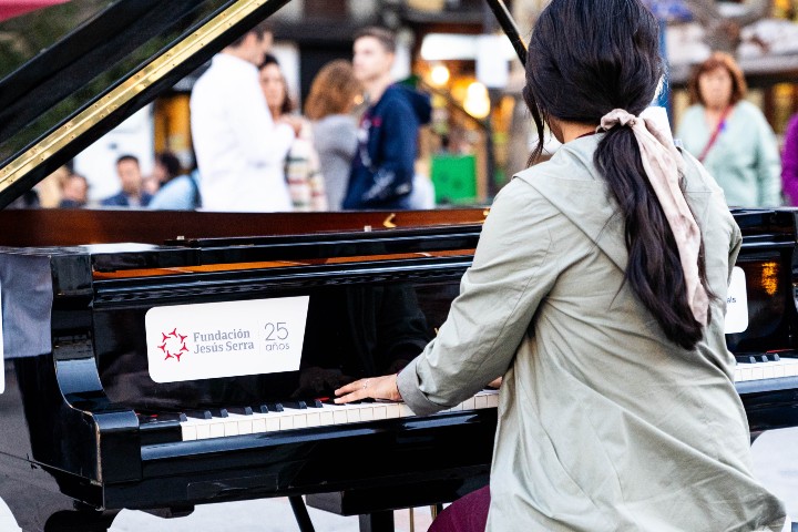 your city is full of pianos
