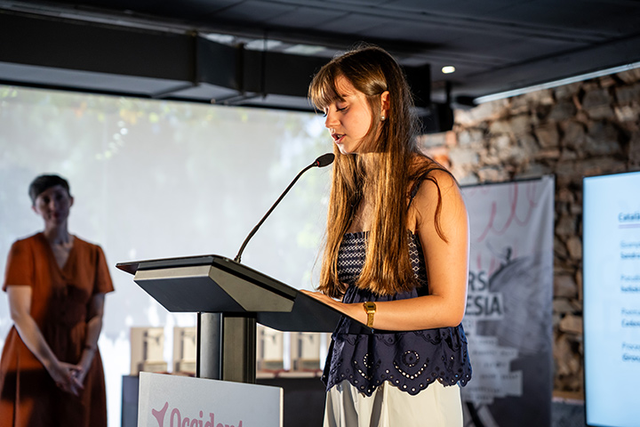 Sandra Guillem, ganadora Categoría juvenil en catalán