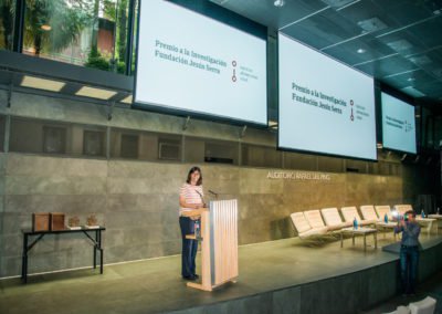 Discurso de la María Blasco, Presidenta del jurado de los Premios a la investigación Fundación Jesús Serra