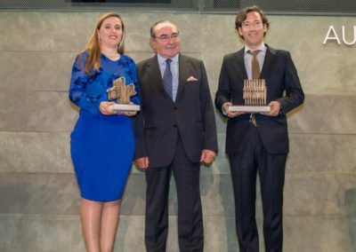 Ganadores de la 1.ª edición, con Federico Halpern, Presidente de la Fundación